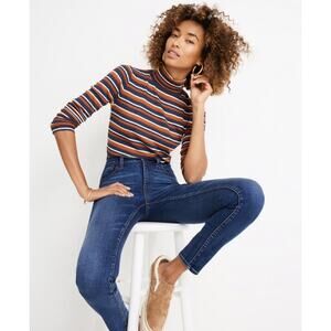 Madewell 10" High-Rise Skinny Jeans Tarren Wash Size 23 Magic Pockets NWT